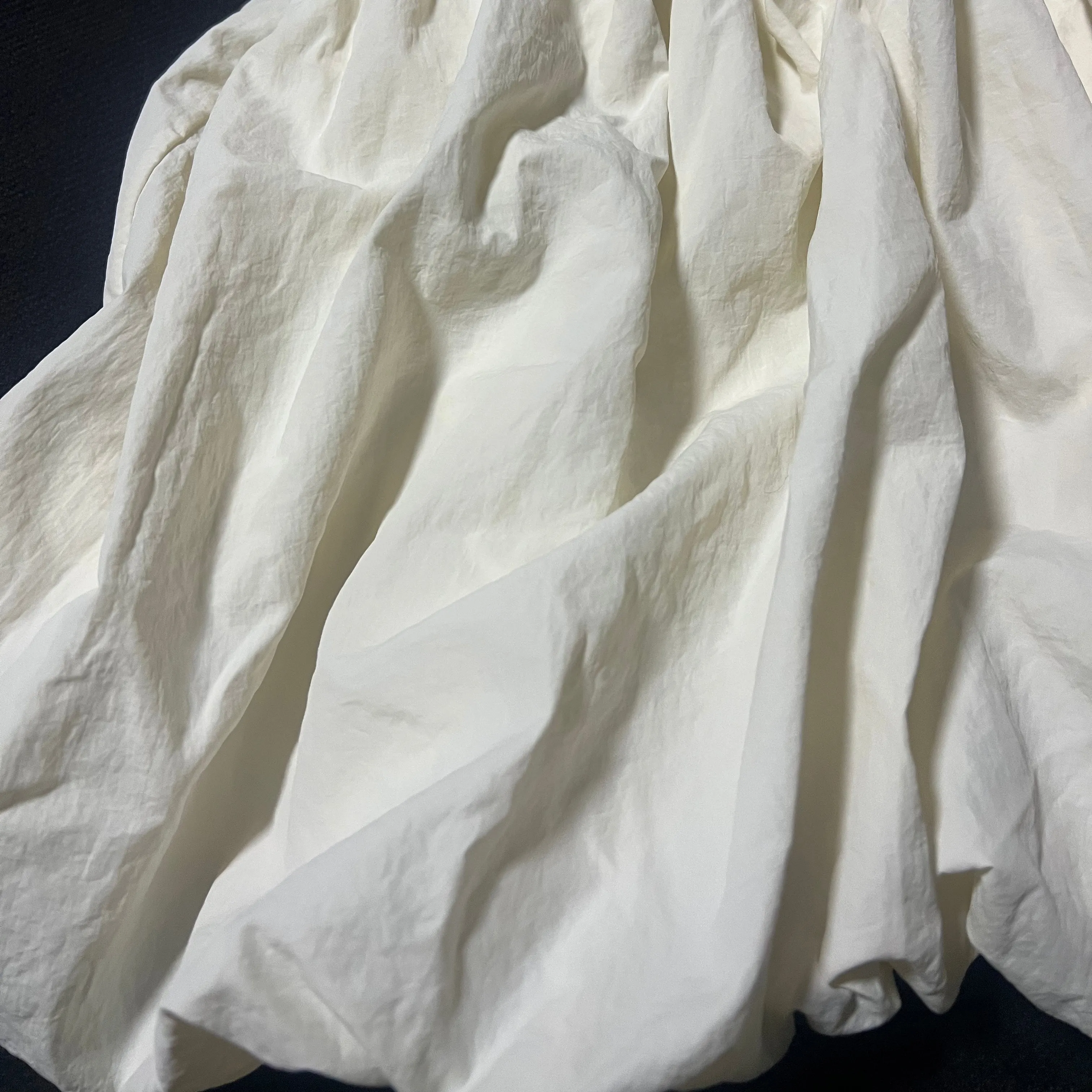 Rainbow  White Ribbed Tank Dress with Gathered Skirt | Size XXL