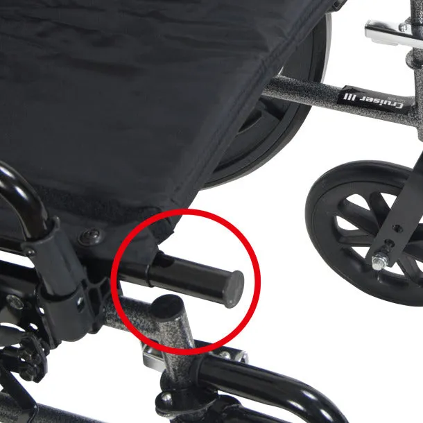 Reclining Wheelchair, 16" Viper Plus