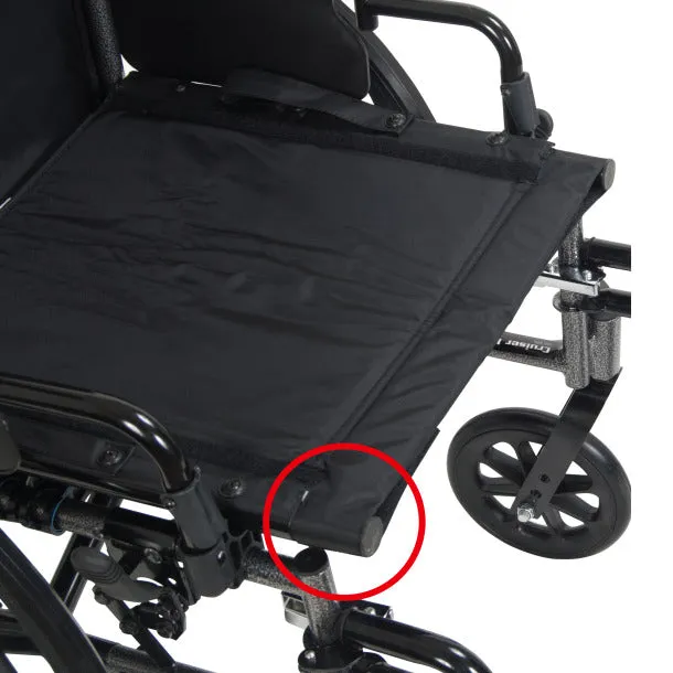 Reclining Wheelchair, 16" Viper Plus