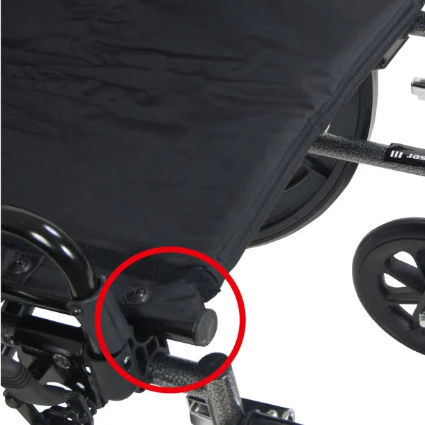 Reclining Wheelchair, 16" Viper Plus