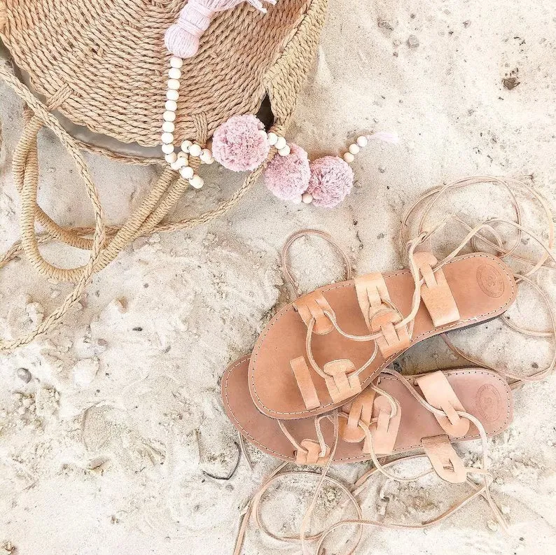 Ring Toe Gladiator Sandals