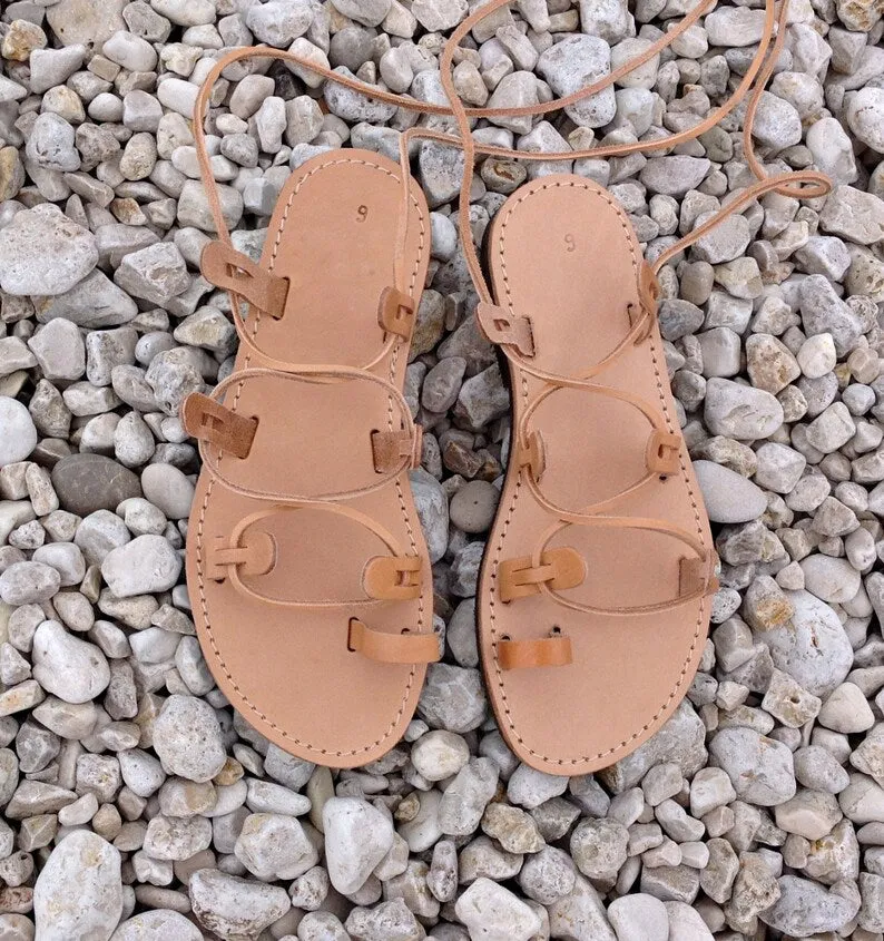 Ring Toe Gladiator Sandals