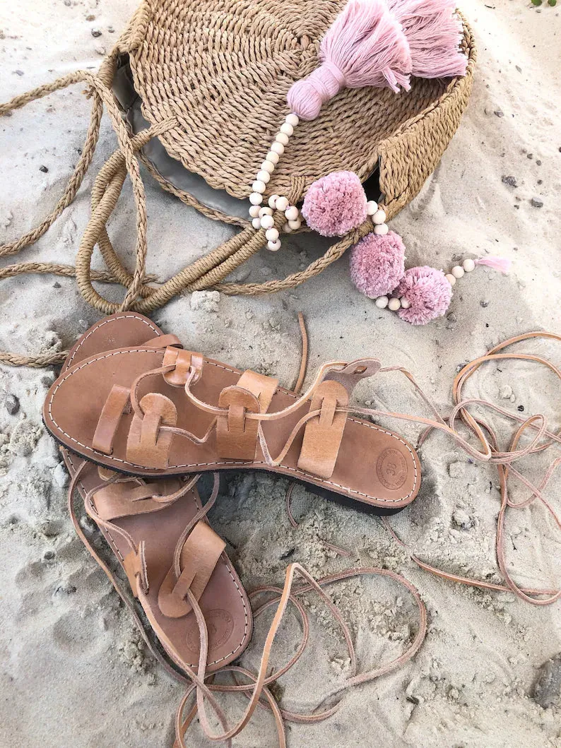 Ring Toe Gladiator Sandals