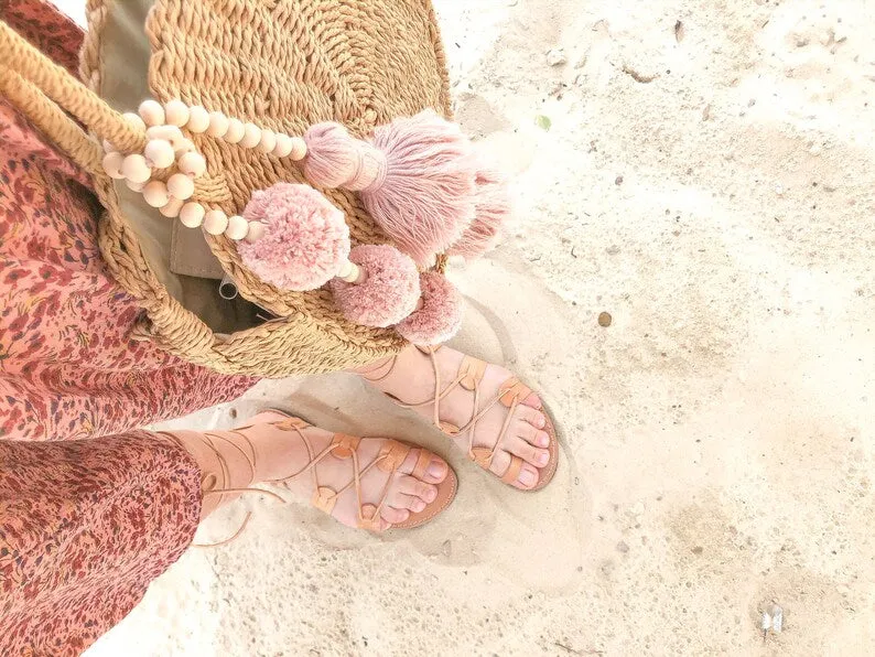 Ring Toe Gladiator Sandals