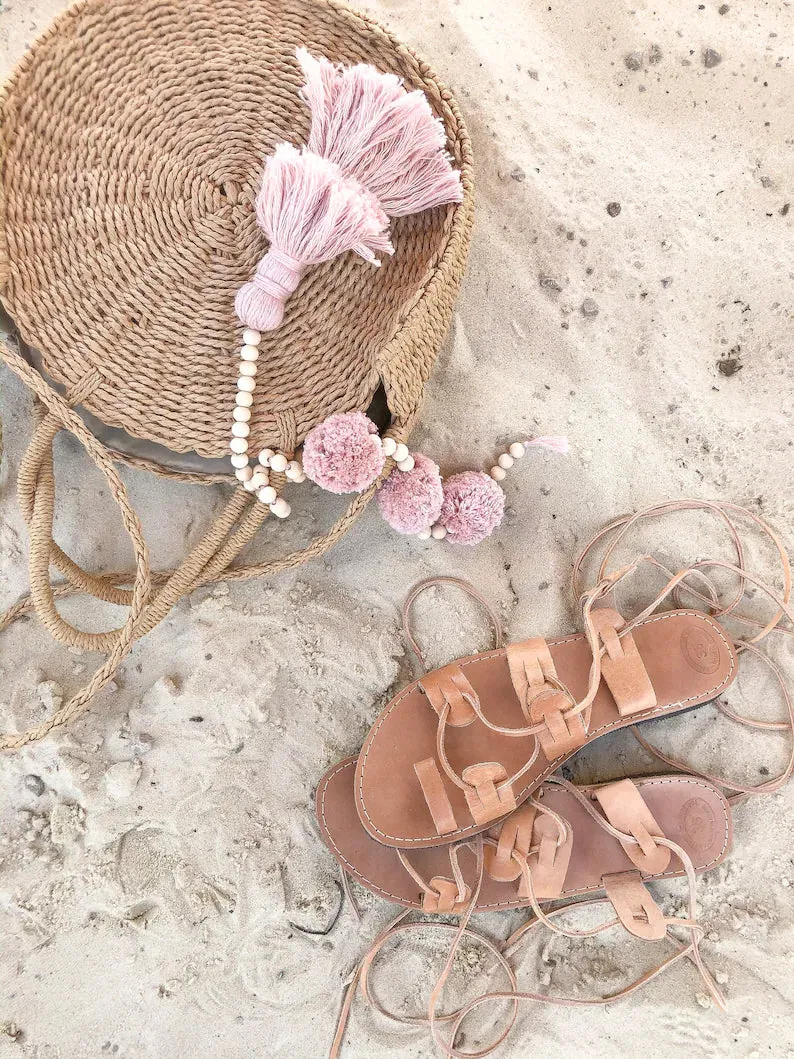Ring Toe Gladiator Sandals