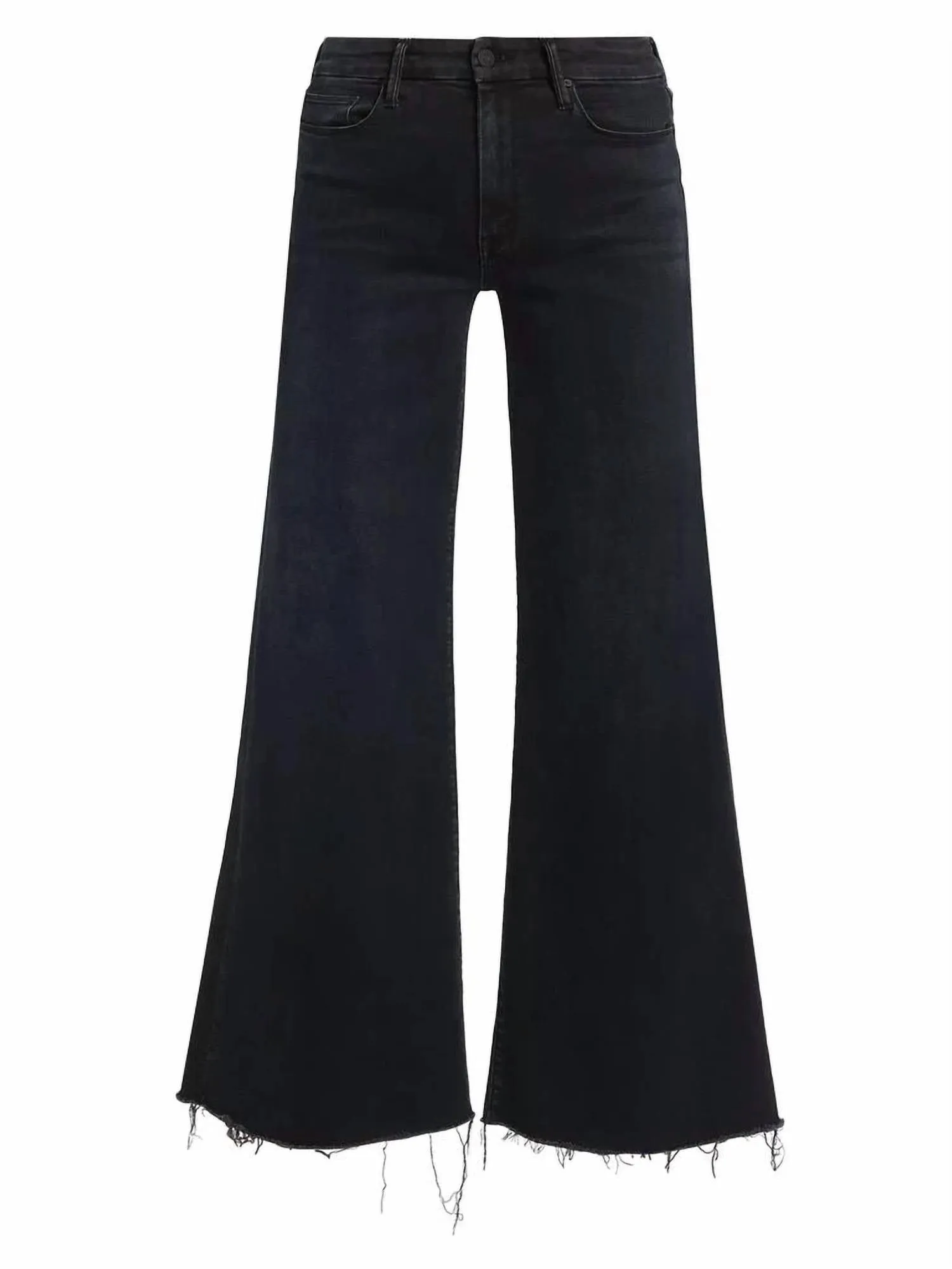 Roller Fray Wide-Leg Jean In Night In Venice