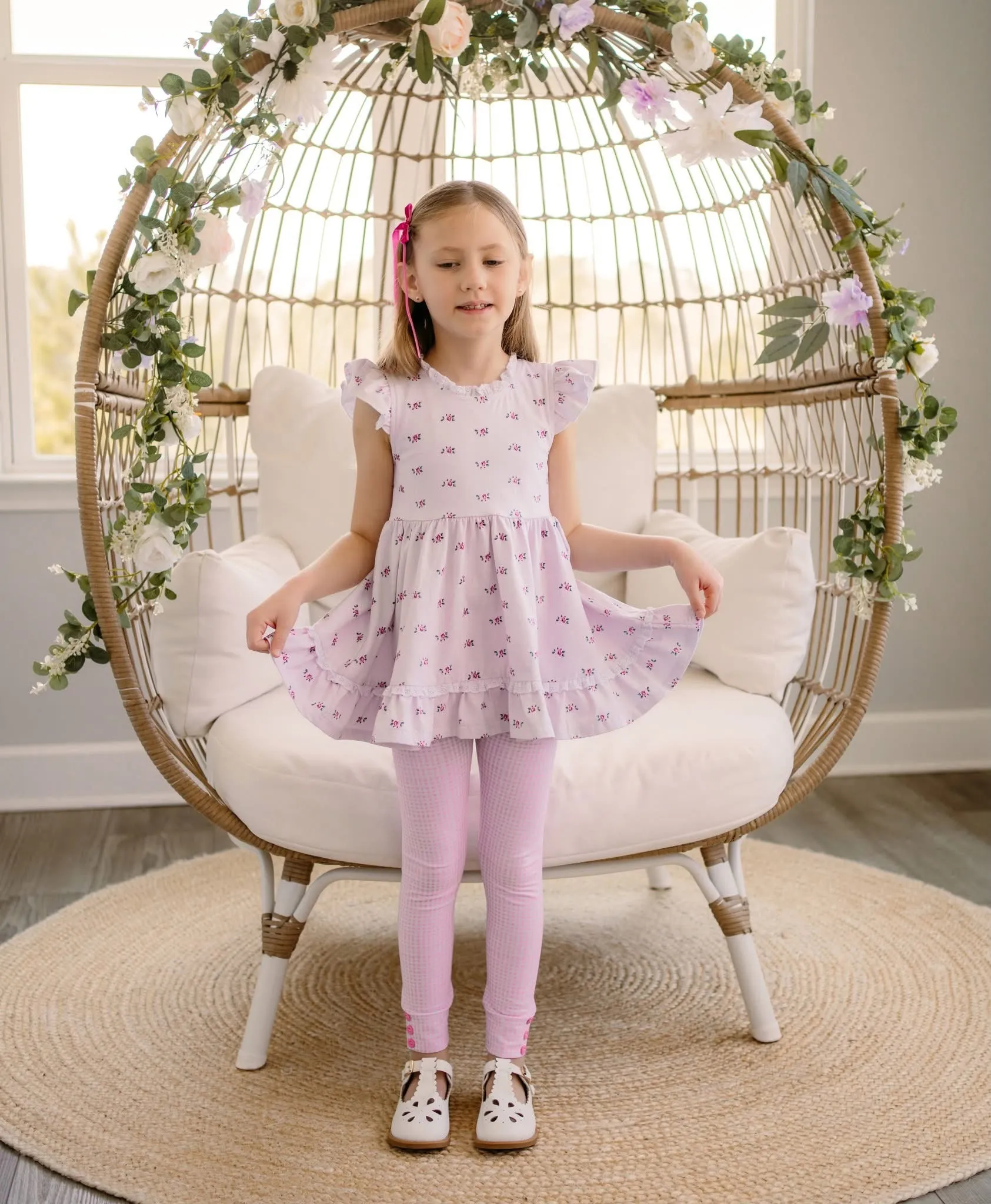 Rose Bud Adele Set (shorties,leggings or both) Preorder