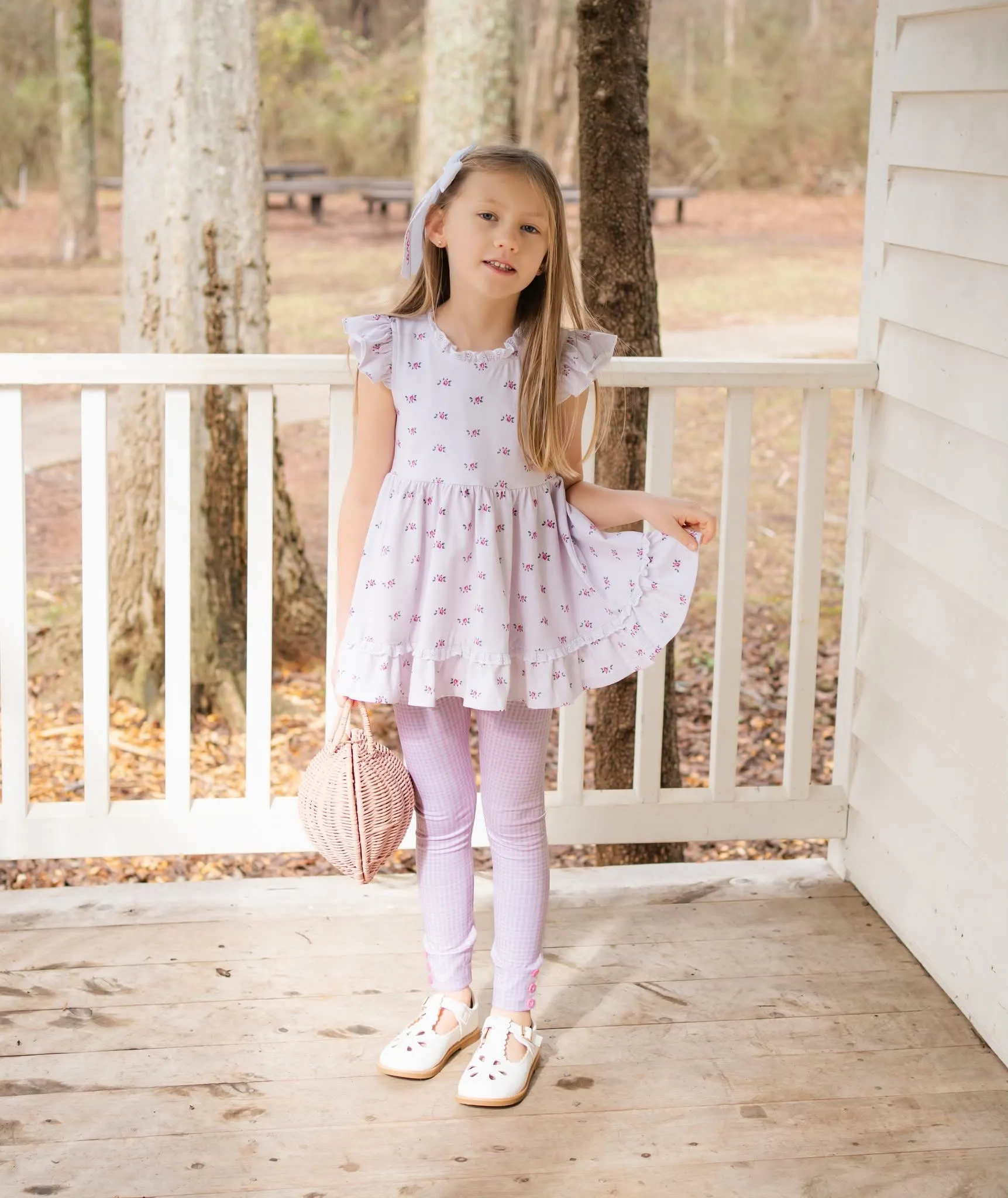 Rose Bud Adele Set (shorties,leggings or both) Preorder
