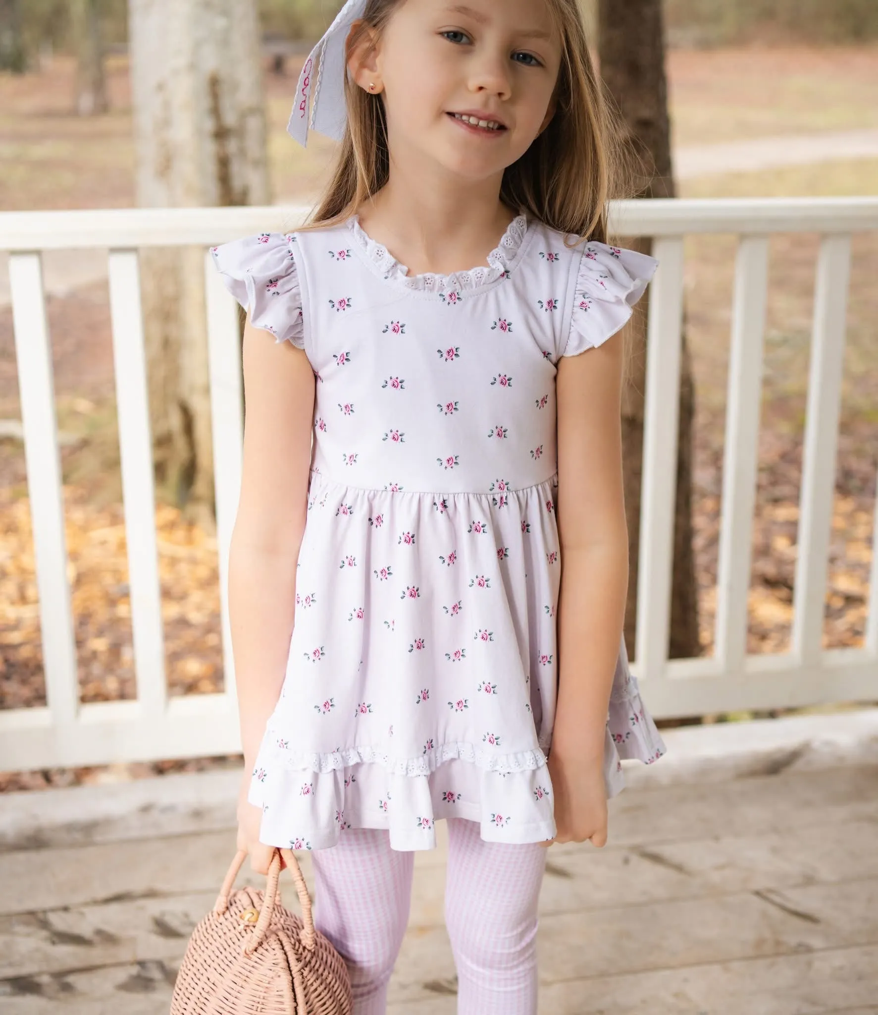Rose Bud Adele Set (shorties,leggings or both) Preorder