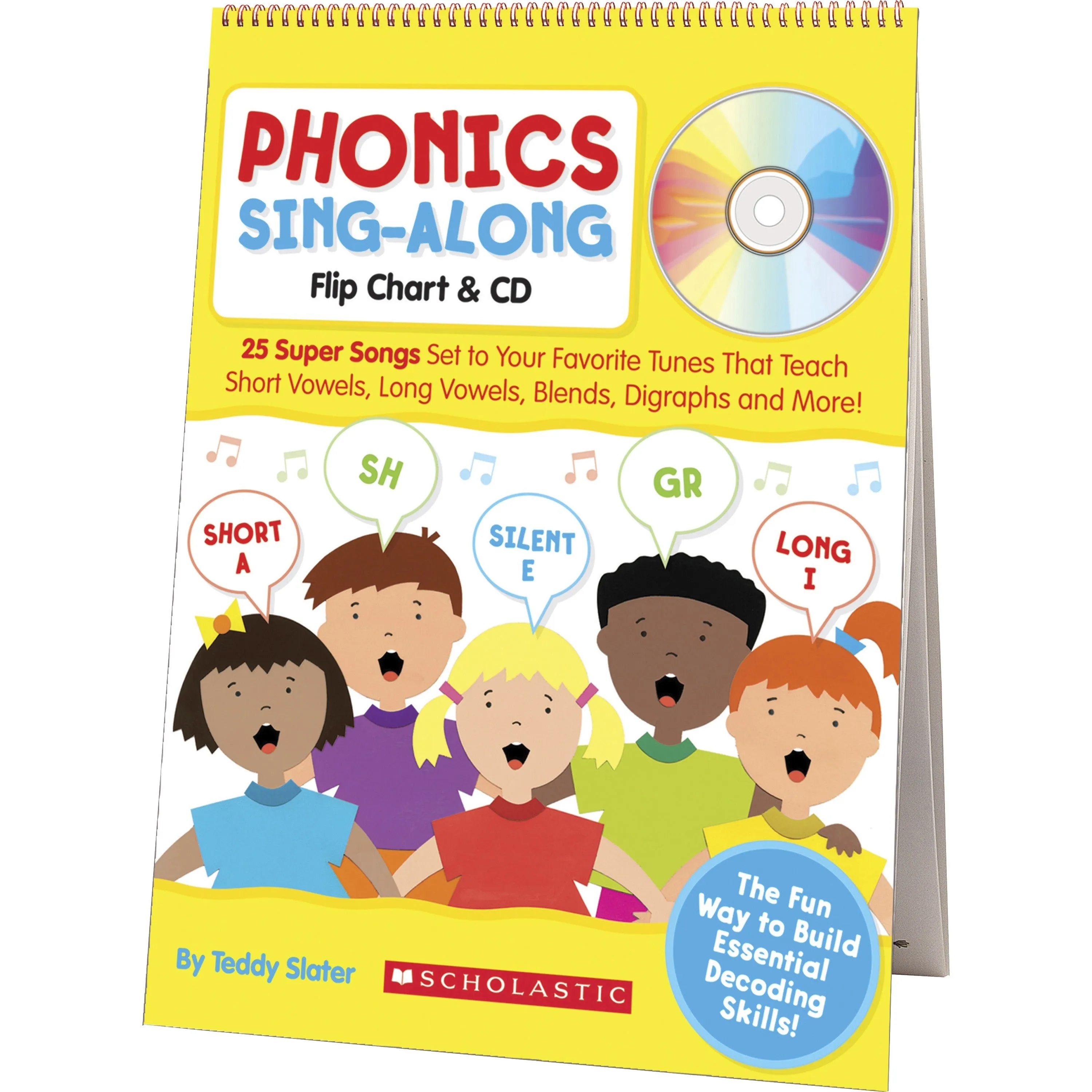 Scholastic K-2 Phonics Sing-Along Flip Chart