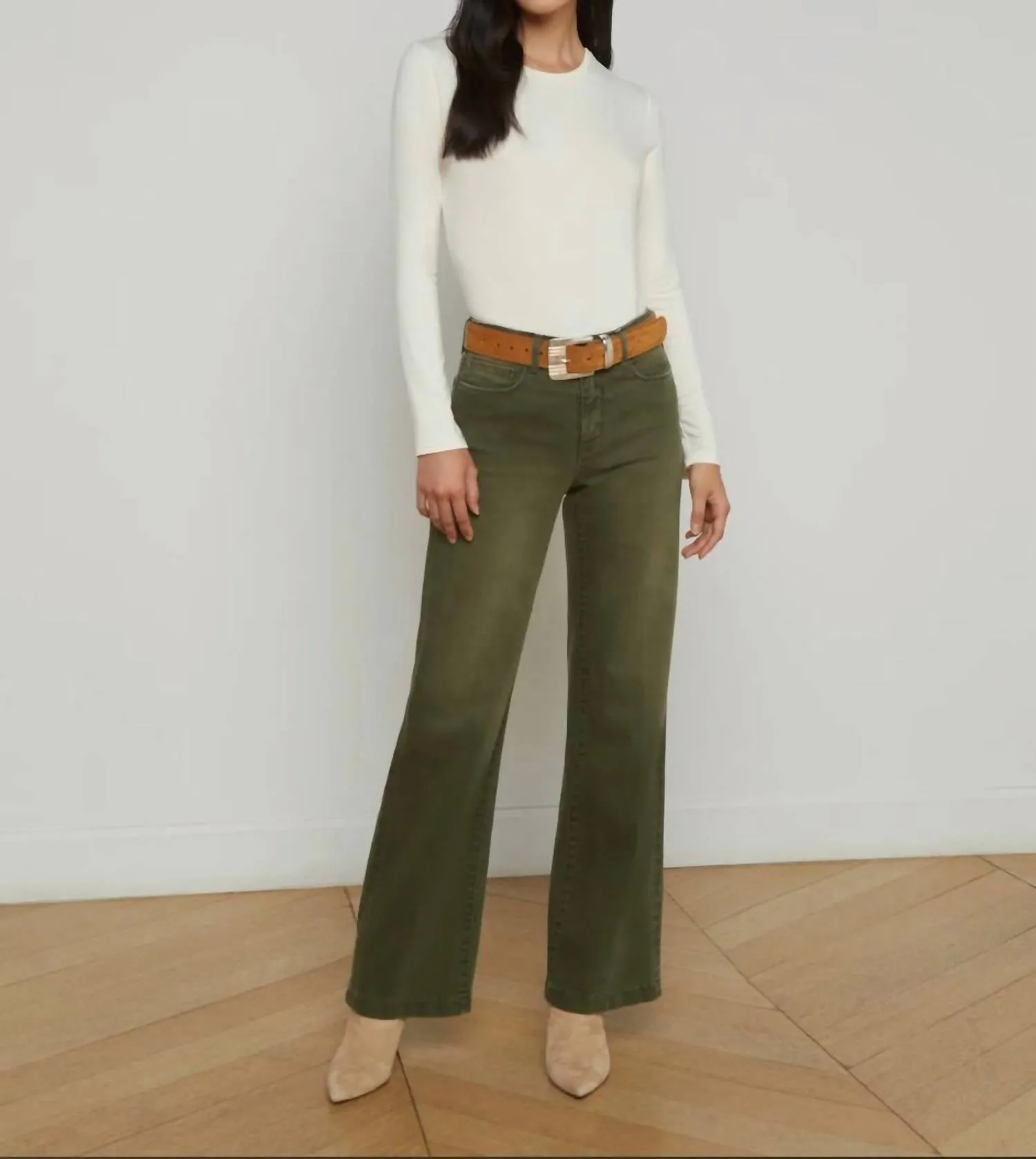 Scottie Wide Leg Jean In Picholine