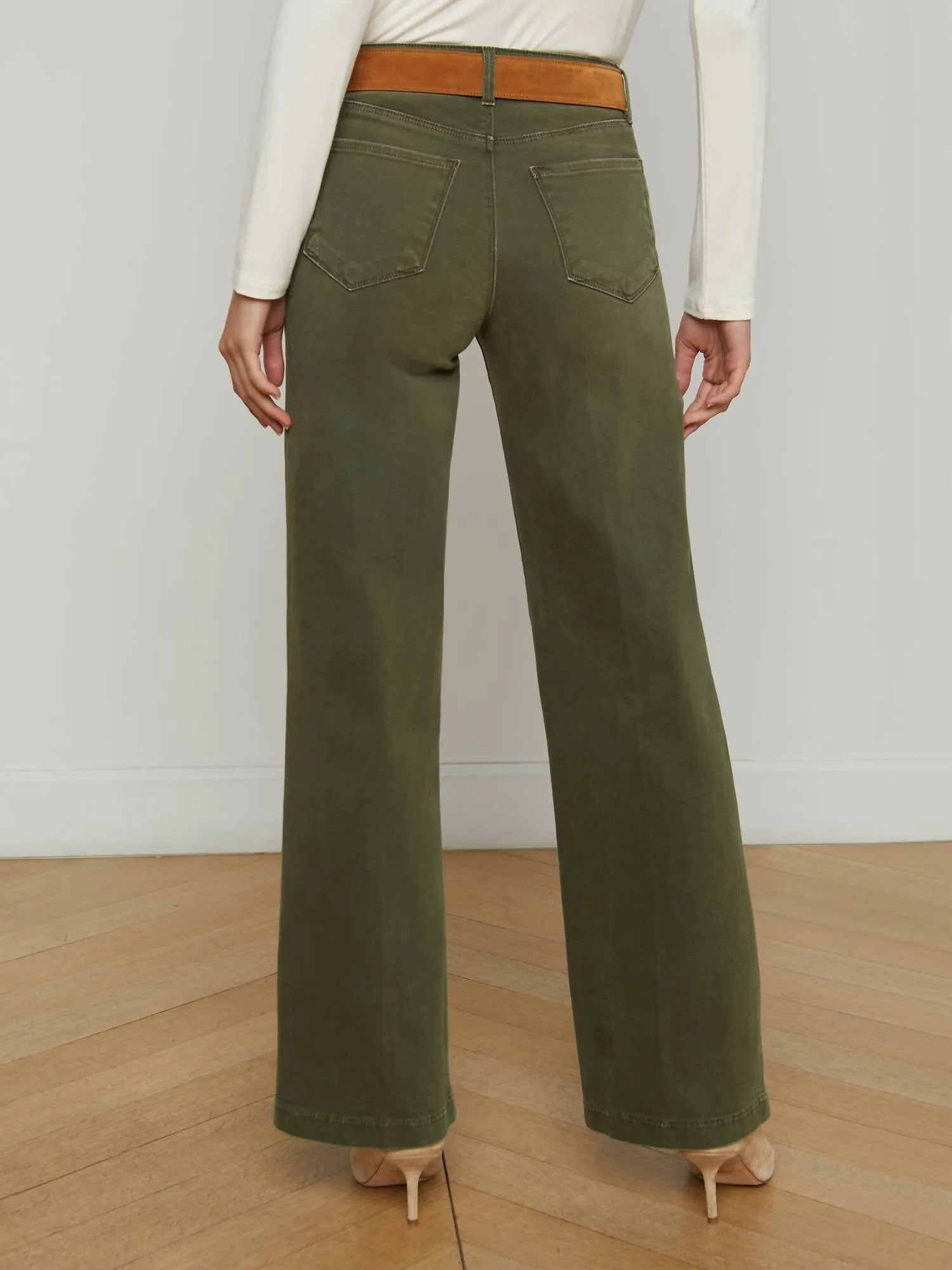 Scottie Wide Leg Jean In Picholine