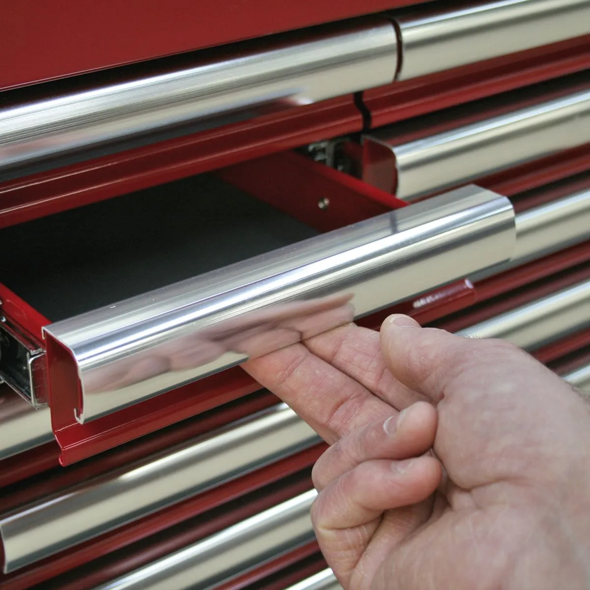 Sealey Superline Pro Topchest 10 Drawer with Ball-Bearing Slides - Red