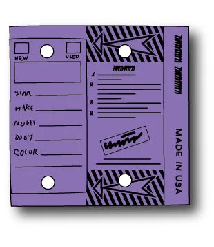 Self Laminating Key Tags