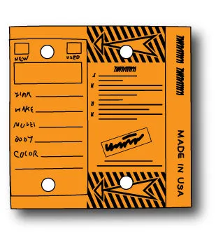 Self Laminating Key Tags