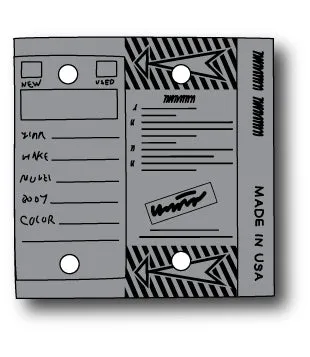 Self Laminating Key Tags