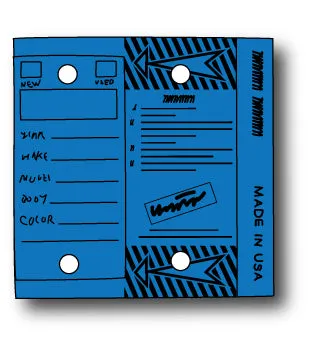 Self Laminating Key Tags