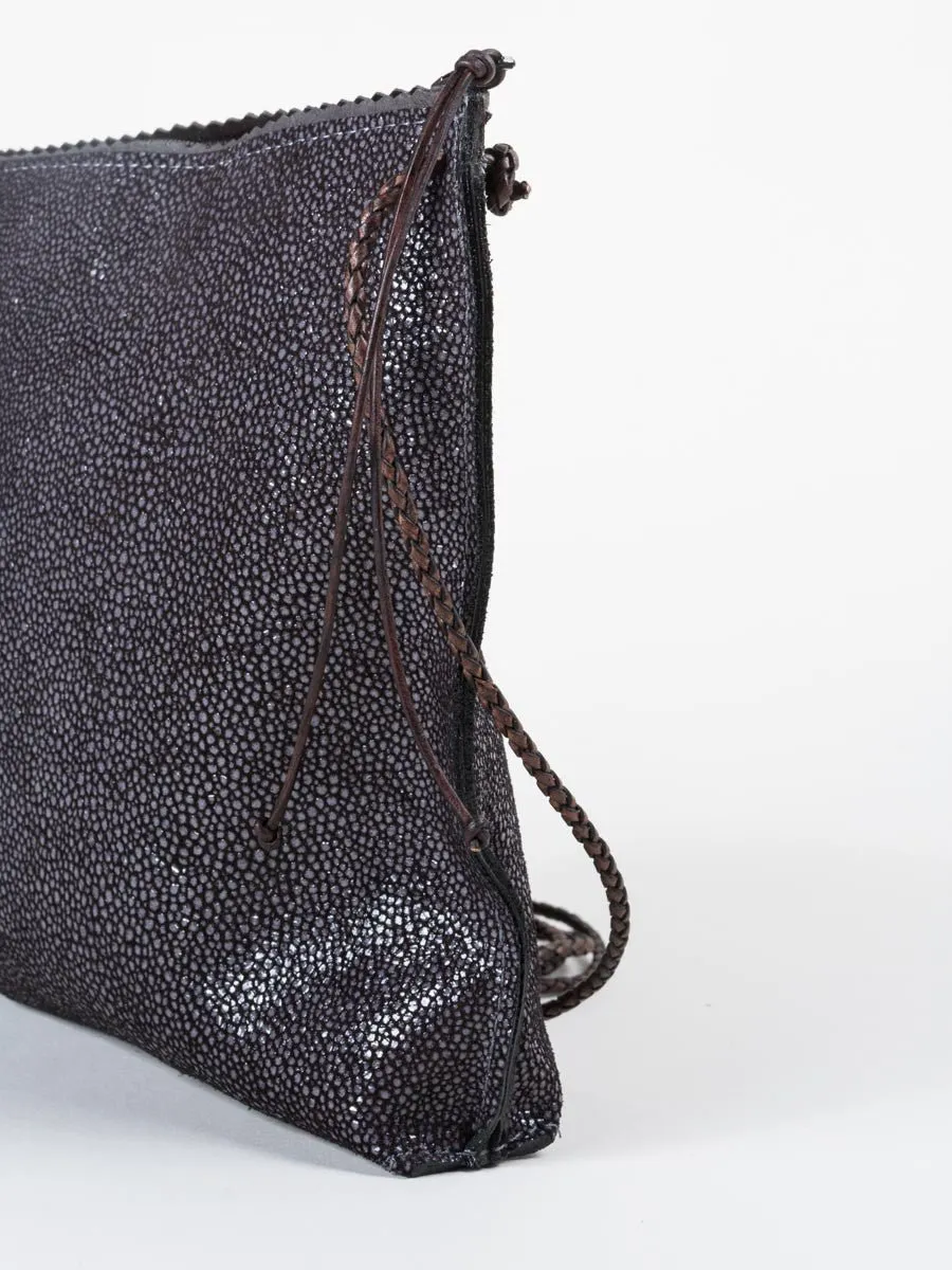 shagreen strappy pouchy