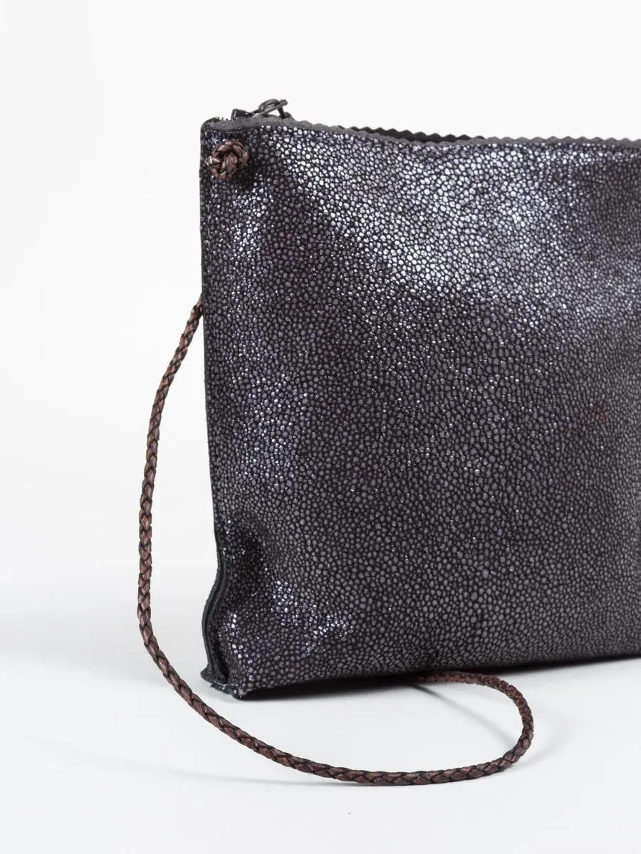shagreen strappy pouchy