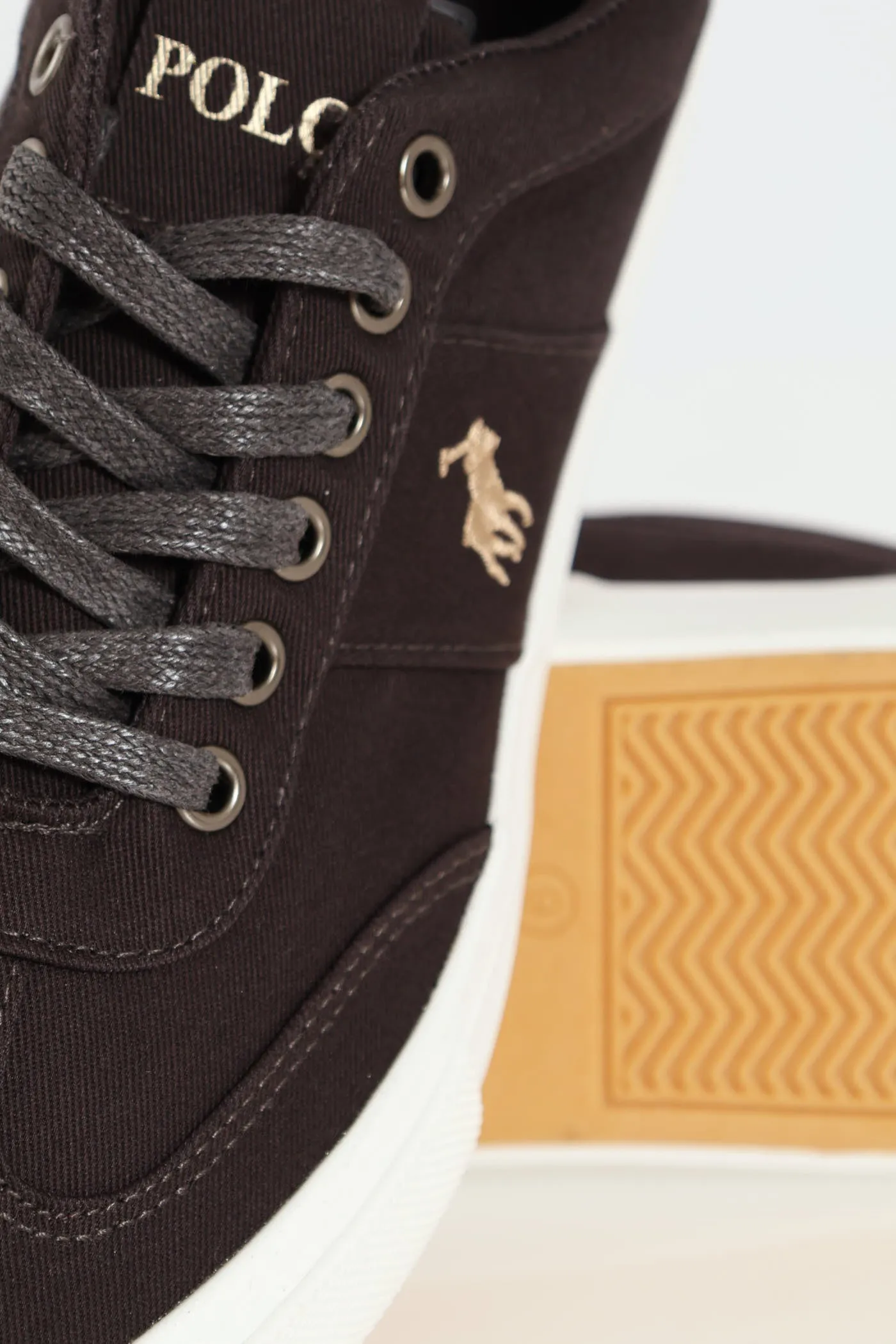Side Flash Canvas T-Toe Sneaker - Charcoal
