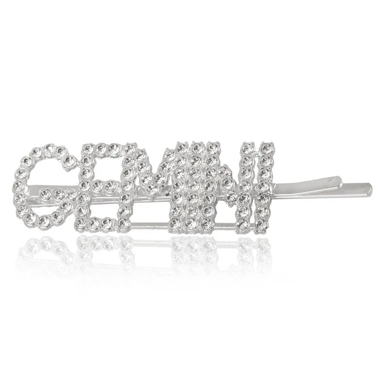 Silver Gemini Hairclip