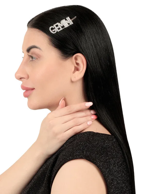 Silver Gemini Hairclip