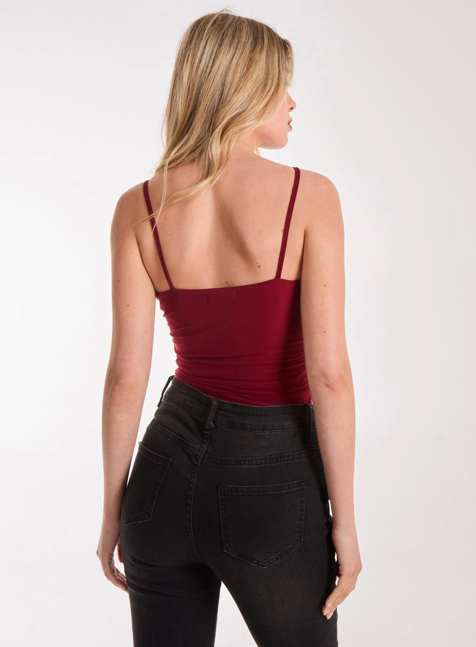 Slinky Twist Front Bodysuit