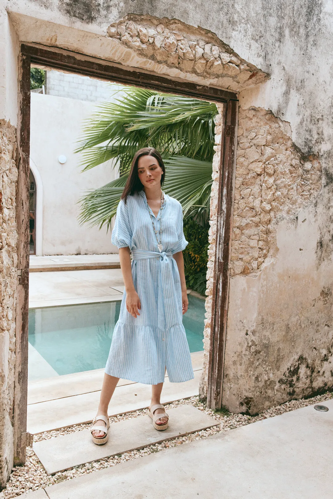 Sojourn Stripe Dress - eb&ive