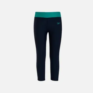 Speedo Active Contrast Kids Girl Capri - Navy/Jade