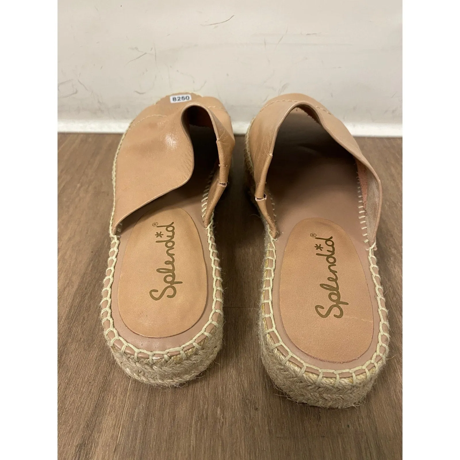 Splendid Soft Leather Slides Sz 9.5