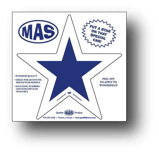 Star Vinyl Decals
