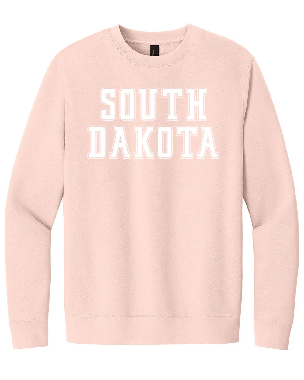 Statement - South Dakota - Crew Neck Sweatshirt Rosewater Pink