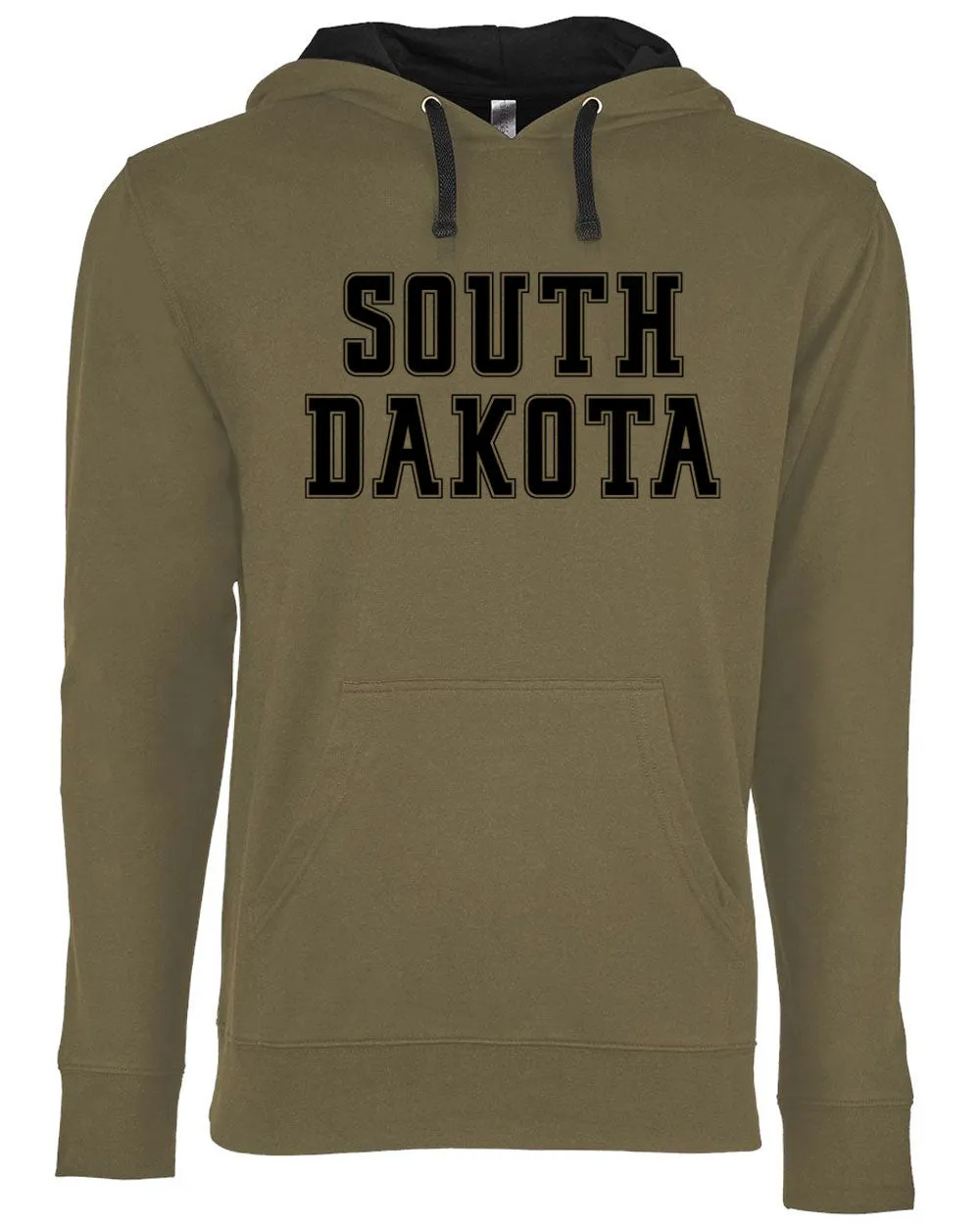 Statement - South Dakota - Hoodie Military Geen and Black