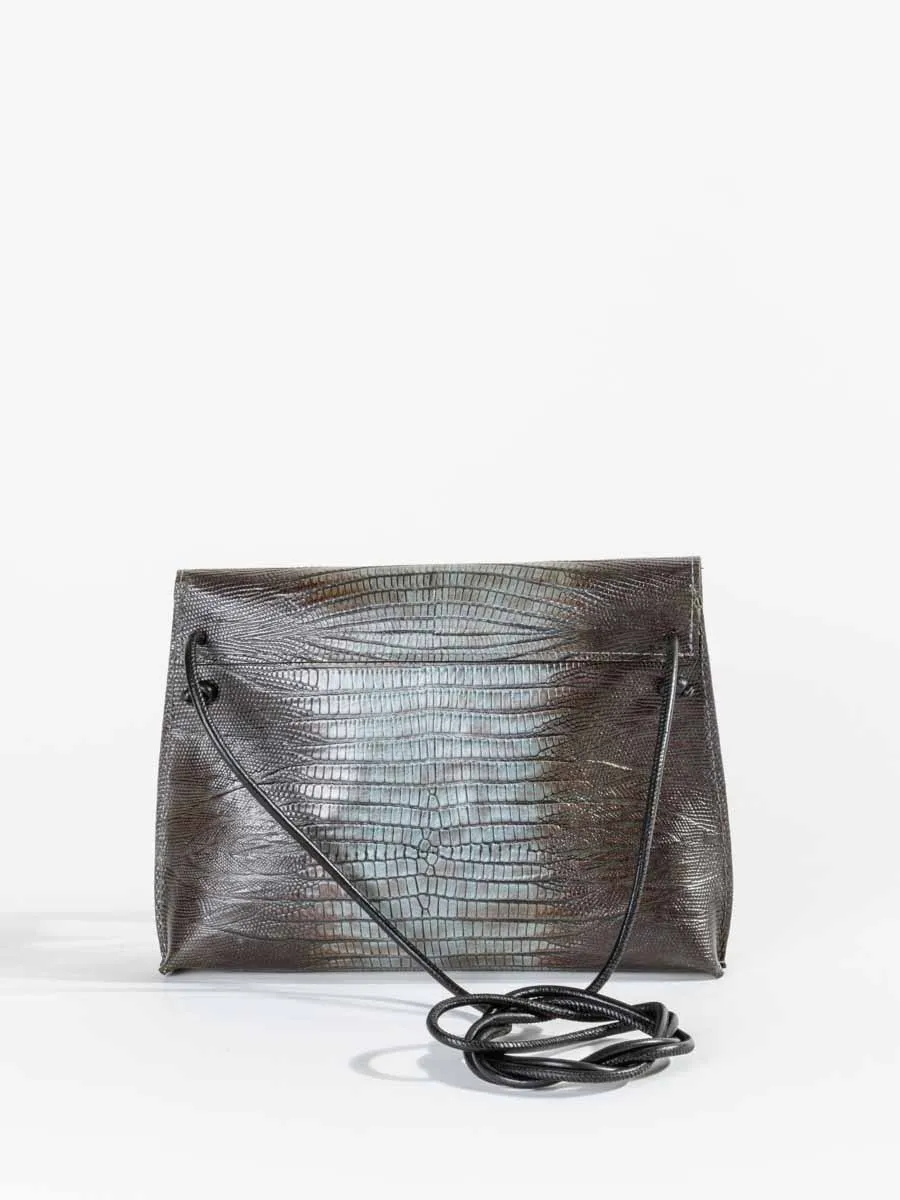 strappy foldover - atlantis lizard