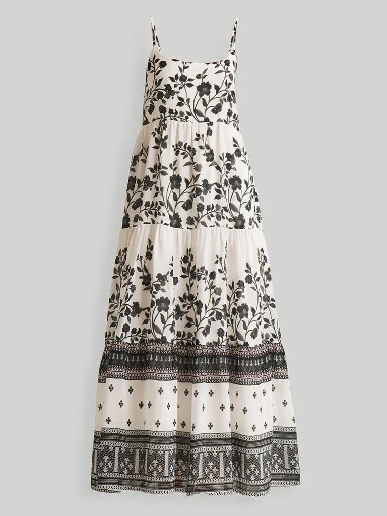Strappy Tiered Maxi Dress