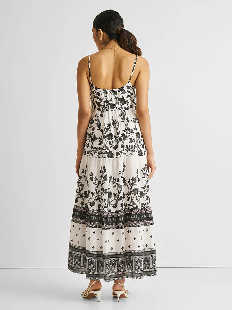Strappy Tiered Maxi Dress