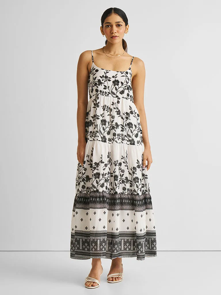 Strappy Tiered Maxi Dress