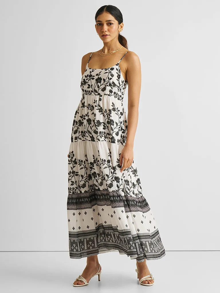 Strappy Tiered Maxi Dress