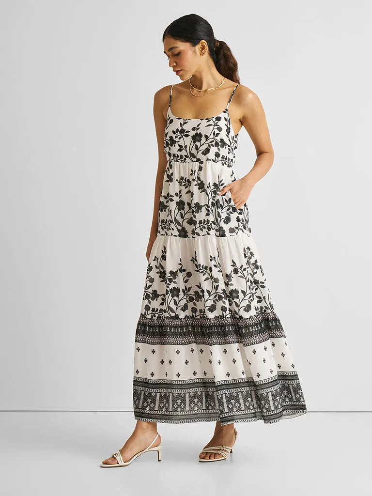 Strappy Tiered Maxi Dress
