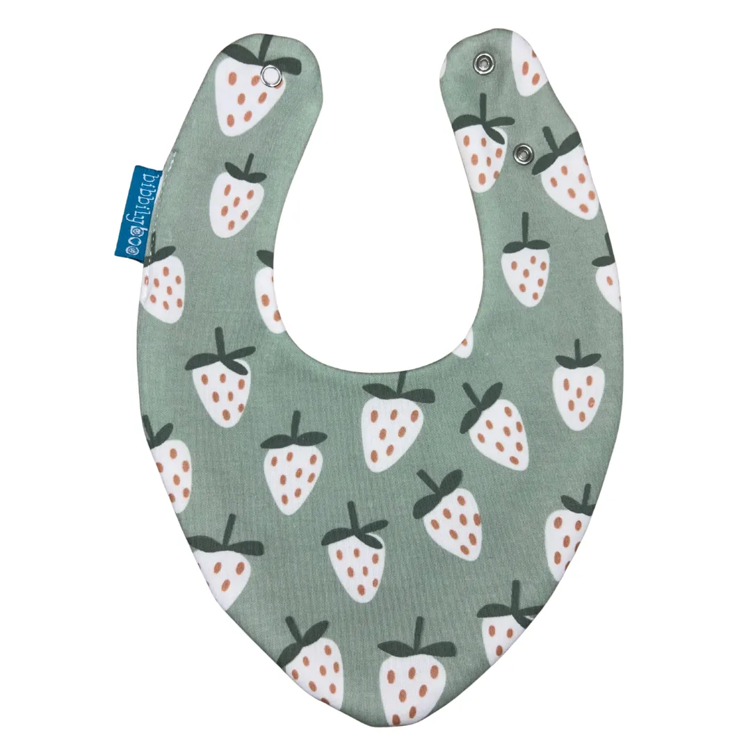 Strawberries Waterproof Dribble Bib
