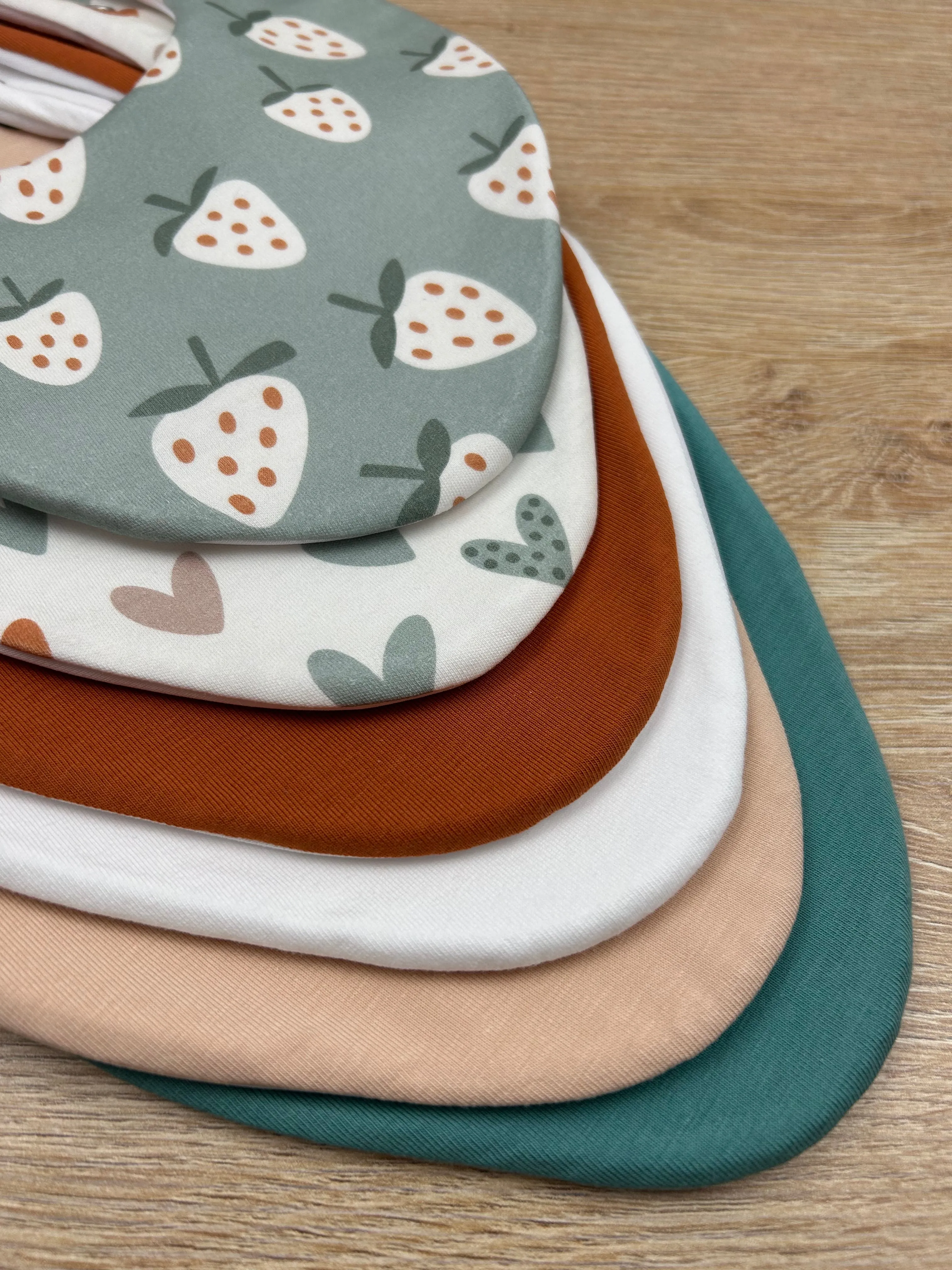 Strawberries Waterproof Dribble Bib