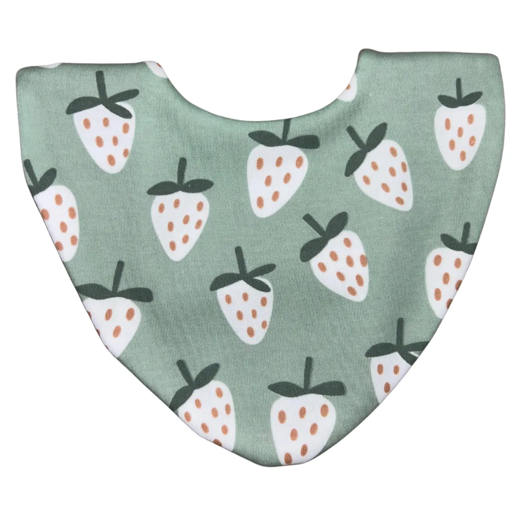 Strawberries Waterproof Dribble Bib