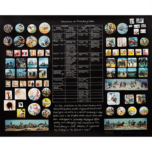 Susan Hiller - Untitled (Classification of Freud's family slides), 2001