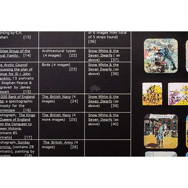 Susan Hiller - Untitled (Classification of Freud's family slides), 2001