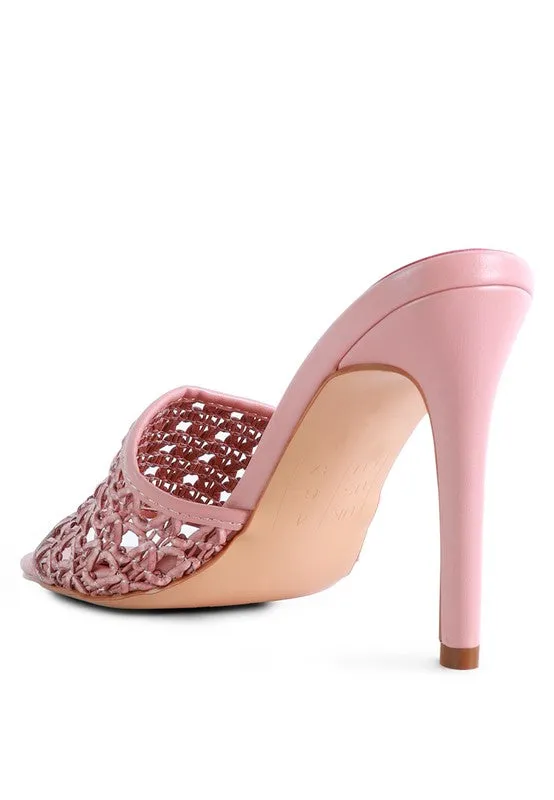 Tease- Woven Mule Sandals