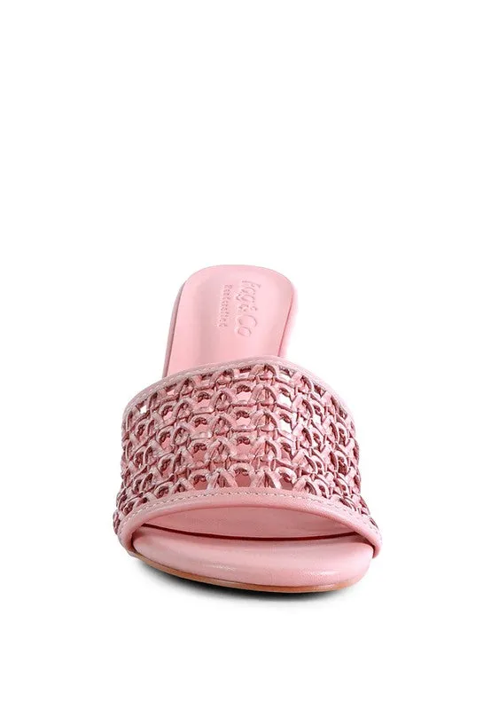 Tease- Woven Mule Sandals