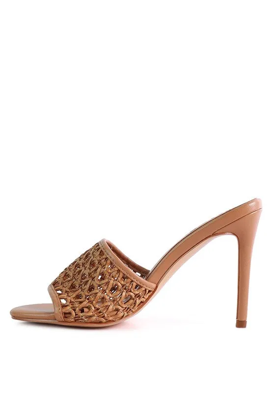 Tease- Woven Mule Sandals