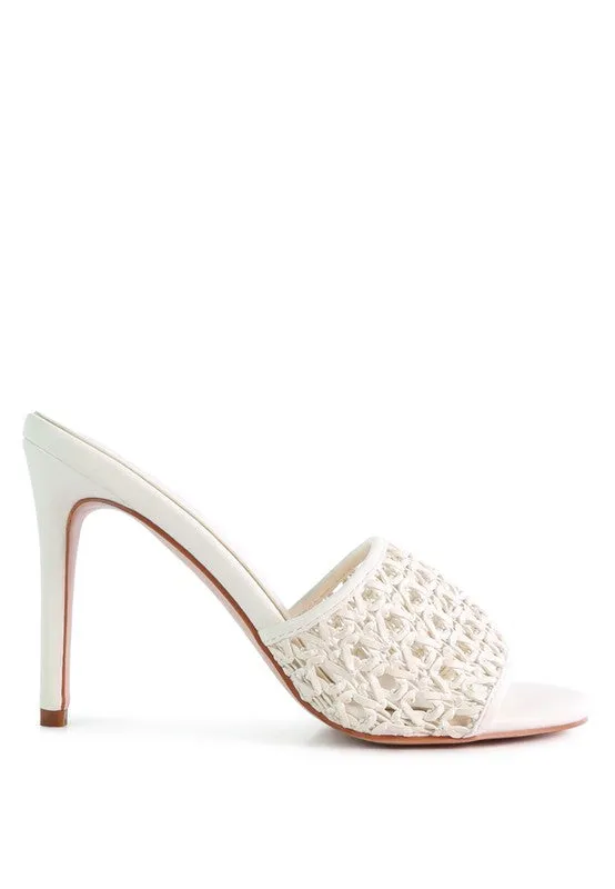 Tease- Woven Mule Sandals