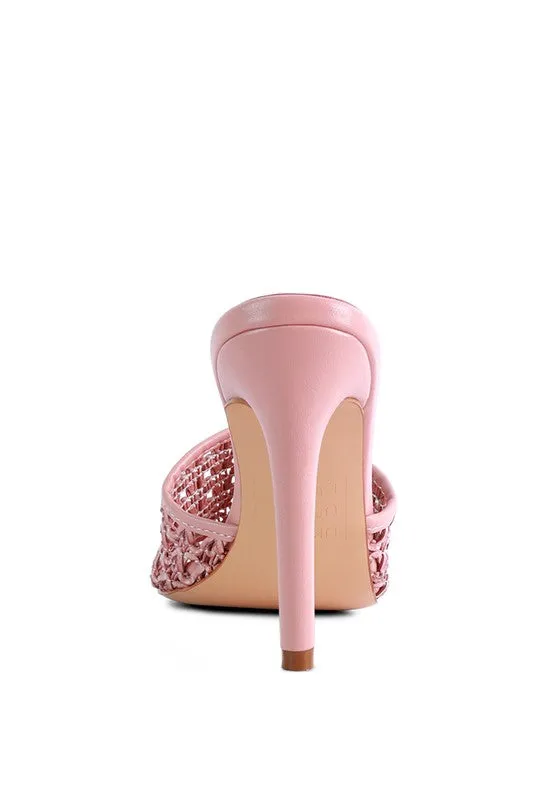 Tease- Woven Mule Sandals