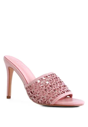 Tease- Woven Mule Sandals